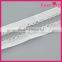 fashionable white tape rhinestone decorative trim for garment WTPE-028