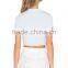 2016 Fashion Powder Blue Daylight Crop Top HST8007
