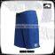 Men's Solid Navy Blue Blank Board Shorts With Custom Logo Print