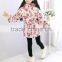 baby girls flower Cotton-padded jacket winter coats for kids