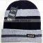 wholesale autumn winter stripe sport mens knitted hats