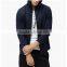 Man stylish zipper up wholesale blank plain hoodies