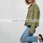 2017 Wholesale woman green shirt custom shirts fashion blouse