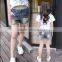 S16642A New Design Summer Child Girl Denim Shorts