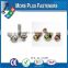 Taiwan JIS B1187 M3 M12 M4-0.7 x 6mm Phillips Pan Head Grade A2-70 Stainless Steel Square Conical Washer SEMS Machine Screw
