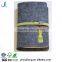 Novel logo custom felt cover with embroidery spiral binding dairy notebook with button
