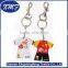 Custom 3d soft silicone rubber pvc promotional keychain