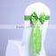 Bowknot is chair the wedding decoration