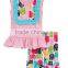 Mustard pie remake floral cotton baby girl romper