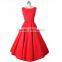 Onen Fall 2016 slim waist geometry color knitted dresses sleeveless dress in fashion latest formal dress patterns