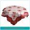 hand made cutwork embroidery christmas coloring tablecloth