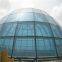 Customized Waterproof Large Span Steel Space Frame Roof Structure Glass Dome Roof Church Building Roof