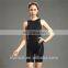 Black Tight Sleeveless Summer Triathlon Cycling Wear for Lady