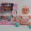 16" Induction and jumping doll,kids short hair silicone child doll with smell