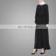 Women Daily Black Long Dress Ethnic Abaya Muslim Clothing Islamic Clothing