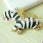 Trendy colorful Crystal Animal Toy Hobbyhorse Enamel Brooch Pin Horse Decoration Garment Accessories