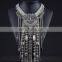 Fasion Europe Exaggeration Necklace Long Section Tassel Necklaces & Pendants For Women Clavicle Choker Big Necklace Jewelry