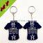 Promotional crafts silicon keychain / custom rubber keychain