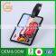 The Most Popular Customized Silicone Baggage Tags Non-Stick Newest Design Luggage Tag Type Silicone Luggage Tag
