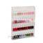 retail wall mounted clear acrylic tiers nail polish cosmetic display shelf