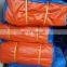 180gsm blue orange plastic pe plain tarpaulin sheet manufacturer