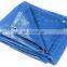 5mil blue color 10*10 woven mesh PE tarpaulin