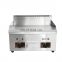 Commercial Flat Cast Iron Teppanyaki Non-stick Burger Cooking Couner Top Stainless Steel Tabletop Electric/gas Griddle