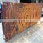 Customized outdoor advertising corten steel metal logo signage maker