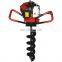 High performance 85cc Petrol Earth Auger 3HP Post Hole Borer Ground Drill with 3 Bits