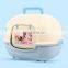 Large Size Totally Closed Pet Poop Cleaning Anti-splash Cat Litter Box