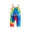 Tie Dye Jumpsuit Halter Tie Dye Romper Bodysuit