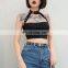 Hot Wholesale Ladies Sexy Metal Buckle Hanging Neck Camisole Nightclub Base Shirt
