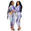 Autumn Women Tie Dye Print Plus Size S-5XL Long Sleeve Zipper Up Maxi Dress Sexy Party Club Beach Long Dresses Vestidos