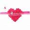 Girl Bow Knot Flower Stripe Children Kids Hair Band Top Korea Baby Headband Valentines Day