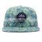 leaf digital printing cap/embroidery patch snapback