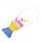 New interesting small lanyard fish shape sisal scratch resistant cat claw toy