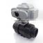 modulation UPVC DN80 AC220V 2ways With On/Off Signal Output Electric Actuator Automatic Motorized Ball Valve 3 inch