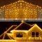 4m Multicolor LED Curtain Icicle String Lights Droop 0.4-0.6m For Outdoor Holiday Decoration