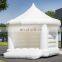Popular Outdoor Blow Up White Wedding Bouncer Inflatable House For Newly-wed
