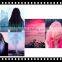 Colorful hairstyle soft pastel chalk