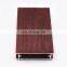 6063 t5 wood effect aluminum section window profile