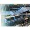 Glass factory bent glass for exterior construction