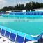 Outdoor Rectangular Water Pool Home Large Steel Metal Frame Swimming Pool Ground