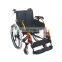 Silla de ruedas de aluminio plegable manual para discapacitados y ancianos