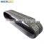 1 tons rubber track chassis undercarriage
