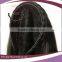 sleek natural black synthetic hair extensions with headband for black hair