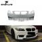 PU 1M E90 Front Bumper with 3D Carbon Fiber Front Spoiler for BMW 325i E90 LCI Sedan 4-Door 09-11