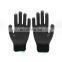 En388 4131 White Grey Black Knit Nylon Pu Gloves Palm Fit Pu Coated Gloves