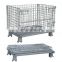 wicker storage basket with ear handle,wire mesh storage container,heavy duty wire basket.