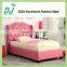 Reasonable Price Hot Selling Wooden Box Bed Design With Pink Color